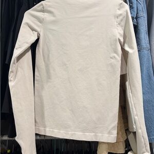 Women's Long Sleeve White Top